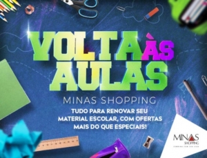 Minas Shopping desenvolve campanha digital para auxiliar clientes nas compras de volta às aulas