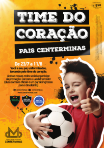 Power Shopping Centerminas presenteia pais com camisa do time do coração e ingressos para jogos