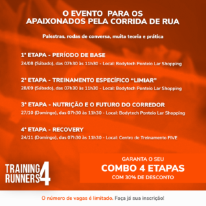 Experts em corrida se reúnem para um evento único em BH: o “Training 4 Runners”