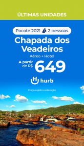 Promoção para um CASAL(2 pessoas) para Chapada dos Veadeiros por apenas 12 parcelas de 54 reais para 2021 (5 dias + Aéreo + Hotel + Café da Manhã + Aluguel de carro)