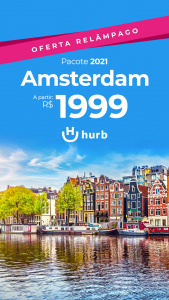 Pacote Amsterdam R$ 1.999,00 para 2021 (Aéreo + Hotel + Taxa Grátis)