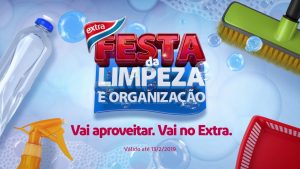 Extra realiza festival da limpeza e organização com ofertas em produtos para cuidar de todos os ambientes da casa