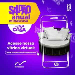 Shopping Minascasa promove primeira liquidação do ano em formato on-line