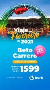 Pacote Beto Carrero World – Fevereiro 2021 – Data Fixa Aéreo + Hotel + Café da Manhã + Ingresso 01 Dia de Parque!