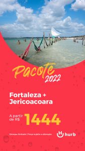 Pacote Fortaleza + Jericoacoara R$ 1444,00 para 2022 (Aéreo + Hospedagem + Café da Manhã)