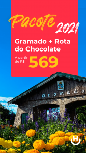 Pacote Gramado + Rota do Chocolate R$ 569,00 para 2021 (Aéreo + Hotel + Ingresso + Opção de Transfer)