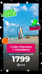 Pacote Cuba (Havana + Varadero) = R$ 1.799,00 para Viajar 2022 e 2023 (Aéreo + Hospedagem com Café da Manhã)