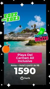 Pacote Playa del Carmen + All Inclusive = R$ 1.589,00 para Viajar 2022 e 2023 (Aéreo + Hospedagem com Café da Manhã)