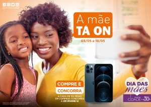 Shopping Cidade vai sortear cinco iPhones 12 em comemoração ao Dia dasMães