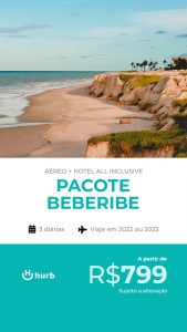 Pacote Beberibe com Comida e Bebida Liberada por R$ 799,00 para 2022 e 2023 (Aéreo + Hospedagem com Comida e Bebida Liberada)