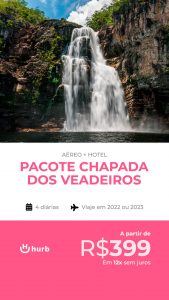 Pacote Chapada dos Veadeiros por apenas R$ 399,00 – 2022 e 2023 com Aéreo + Hospedagem + Café da Manhã