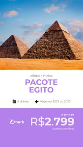 Pacote Egito (Cairo) = R$ 699,00 para Viajar 2022 e 2023 (Aéreo + Hospedagem + Café da Manhã)