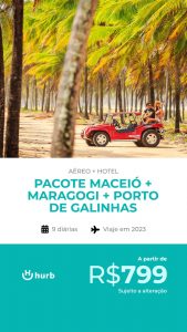 Pacote Maceió + Maragogi + Porto de Galinhas = R$ 799,00 para Viajar Primeiro Semestre 2023 (Aéreo + Hospedagem com café da manhã)