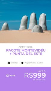 Pacote Montevidéu + Punta del Este por R$ 999 escolha entre 2022 e 2023 com Aéreo + Hospedagem + Café da Manhã Menor preço garantido