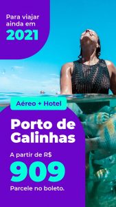 Pacote Porto de Galinhas = R$ 909,00 para Viajar Segundo Semestre 2021 (Aéreo + Hospedagem + Café da Manhã)