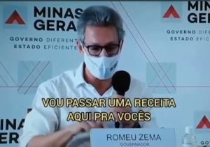 Humorista dubla governador de Minas e ensina receita de canjica