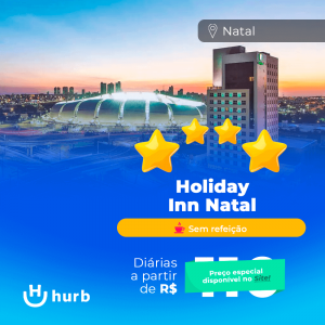 Holiday Inn Natal diária por apenas R$ 110,00 em Natal, Rio Grande do Norte Brasil.