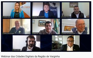 Quase 60 Prefeituras participam do Webinar das Cidades Digitais da Região de Varginha