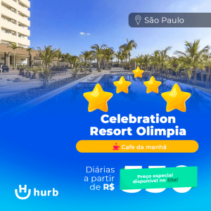 Celebration Resort Olimpia com diárias a partir de 770 reais