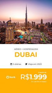 Pacote de Viagem Dubai para o Primeiro Semestre de 2023 por 1999 reais com Aéreo + Hospedagem