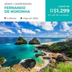 Pacote de Viagem Fernando de Noronha em 2023 a partir de 1299 reais com Aéreo + Hospedagem com Café da Manhã