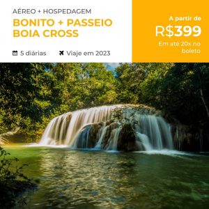 Pacote de Viagem Bonito + Boia Cross em  2023 a partir de 399 reais com Aéreo + Hospedagem + Passeio