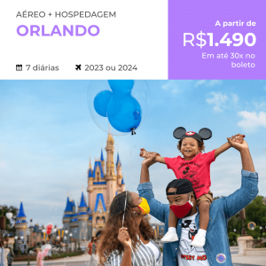 Pacote de Viagem Orlando – 2023 e 2024 a partir de 1490 reais Aéreo + Hospedagem