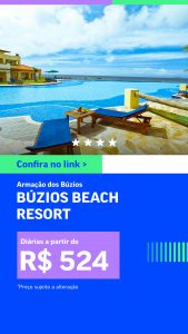 Buzios Beach Resort a partir de 456 a diária