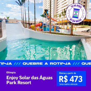 Enjoy Solar das Águas Park Resort a partir de 425 reais a diaria nessa Break Friday