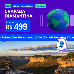 Pacote de Viagem – Chapada Diamantina (Bahia) – 2023 a partir de 499 reais com Aéreo + Hospedagem + Aluguel de Carro