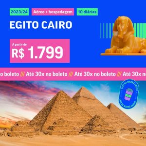 Pacote de Viagem Egito (Cairo) – 2023 e 2024 a partir de 1799 reais Aéreo + Hospedagem com Café da Manhã