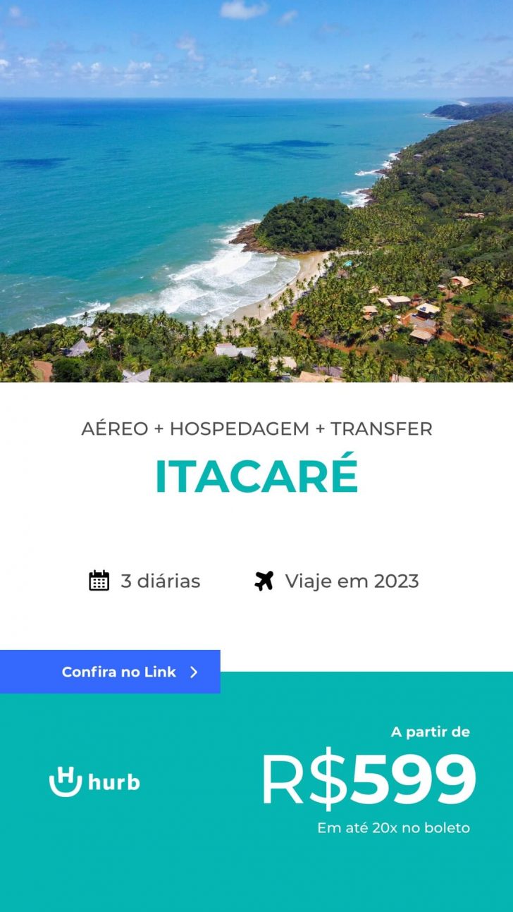 Pacote De Viagem Itacar Com Transfer A Partir De Reais Com A Reo Hospedagem Com