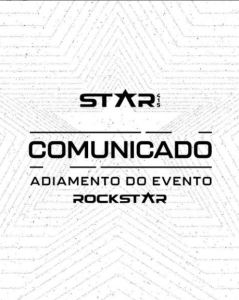 Comunicado – adiamento do evento Rockstar