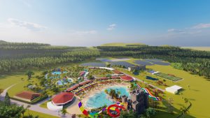 Aquabeat transforma local usado para exploração mineral em maior parque aquático de Minas