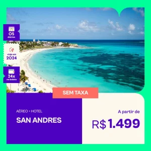 Pacote de Viagem – San Andres – 2024