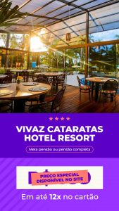 Vivaz Cataratas Hotel Resort diárias a partir de R$ 252,00 reais