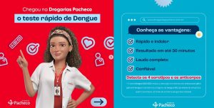 Drogarias Pacheco traz testes para detecção do vírus da dengue