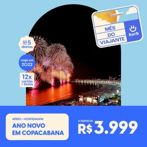 Pacote de Ano Novo em Copacabana – 2022 – a partir de R$3999