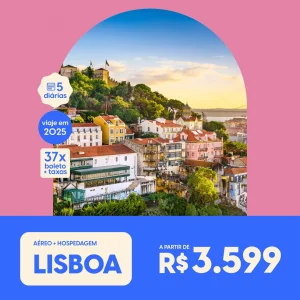 Pacote de Viagem – Lisboa – 2025 – a partir de R$3999