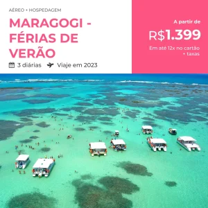 Pacote de Viagem – Maragogi – Férias de Verão – 2023