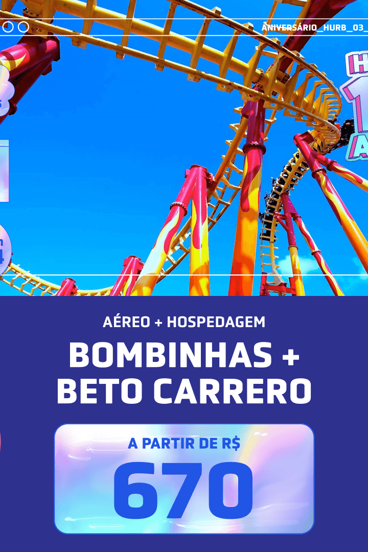 Pacote de Viagem Bombinhas + Beto Carrero 2024