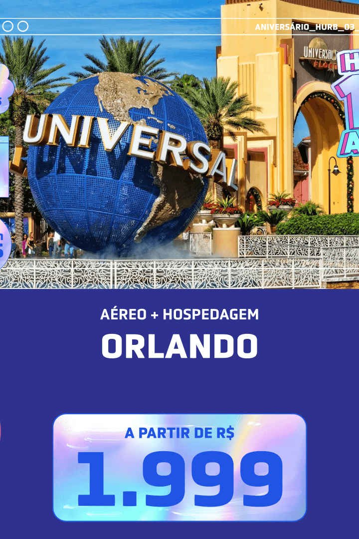 Pacote de Viagem - Orlando - 2025 [Vouchers Limitados]