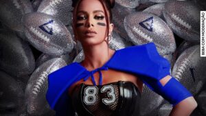 Anitta no show do intervalo do primeiro jogo da NFL no Brasil